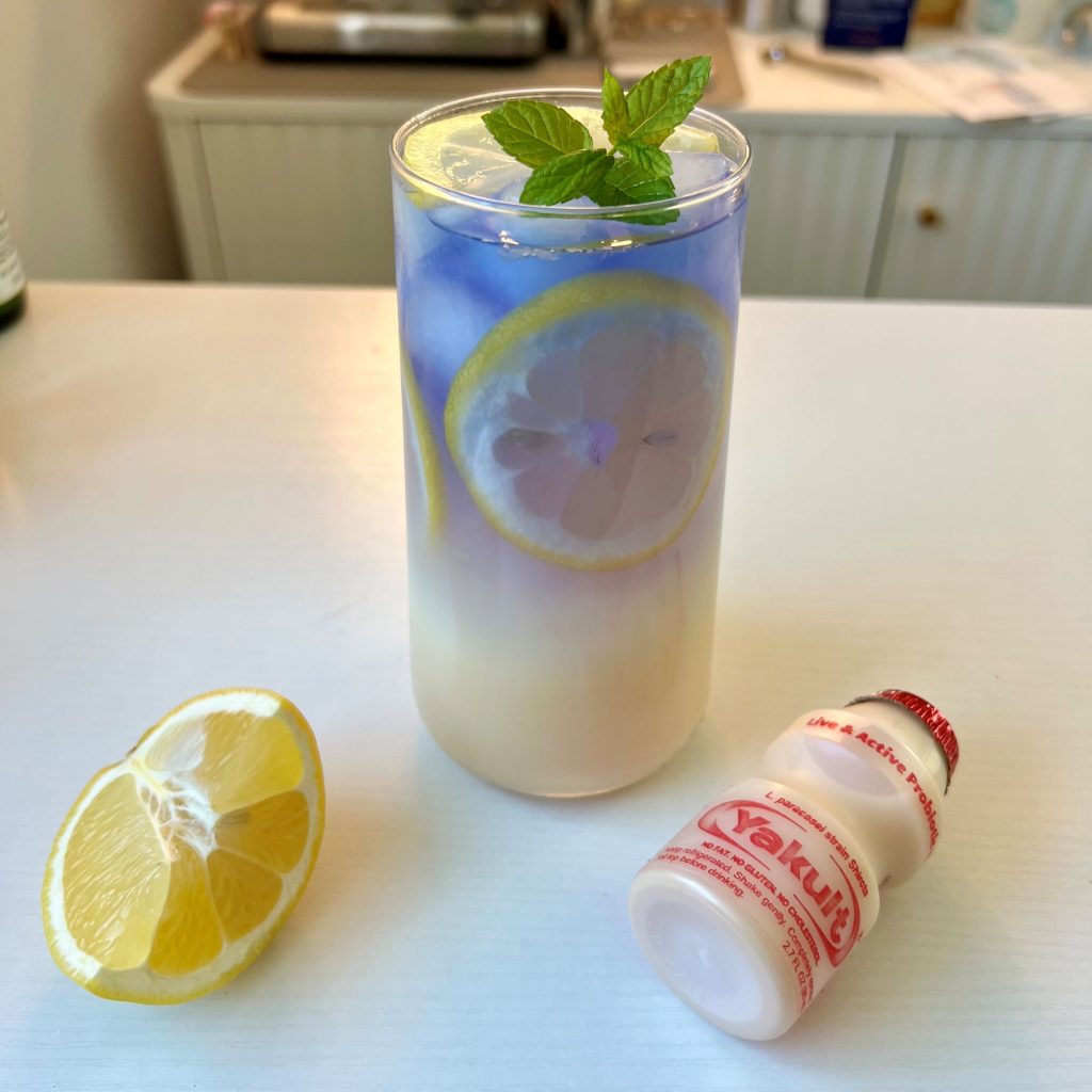 Butterfly Pea Flower Yakult Lemonade Yakult USA