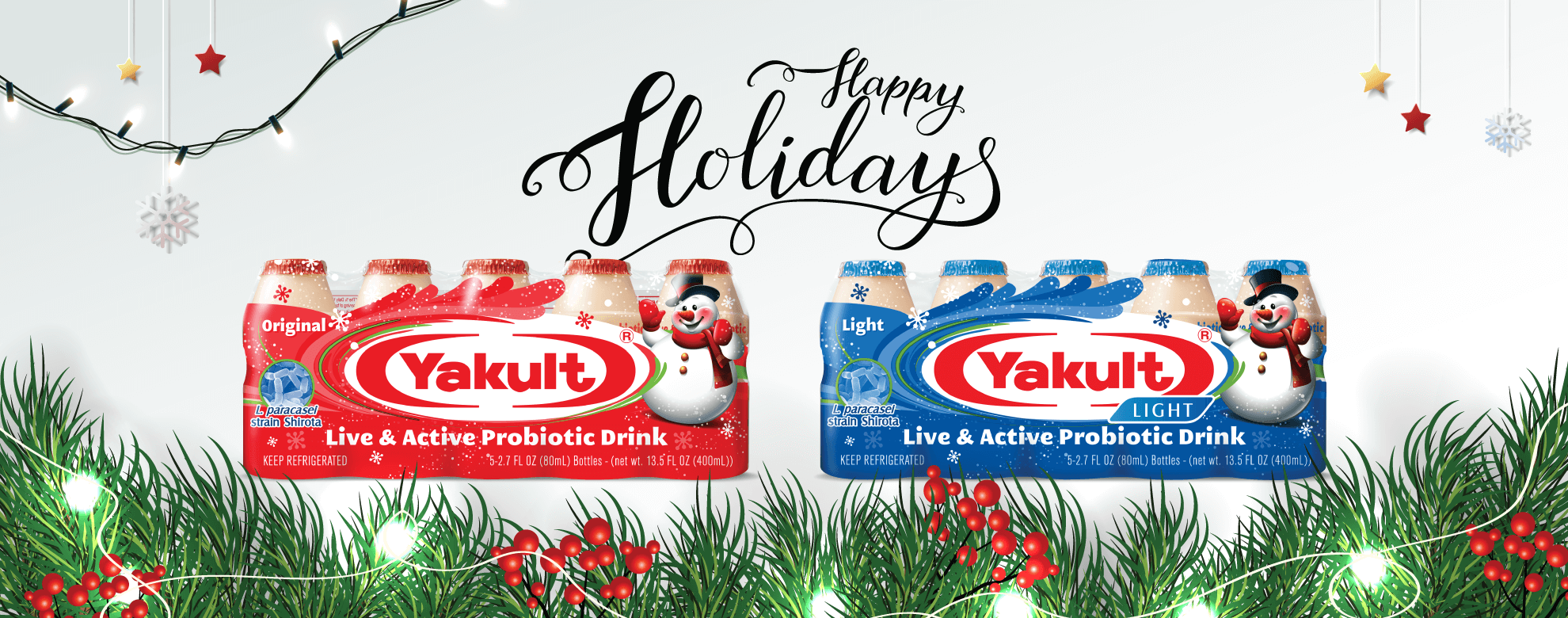 Yakult USA Happy Holidays